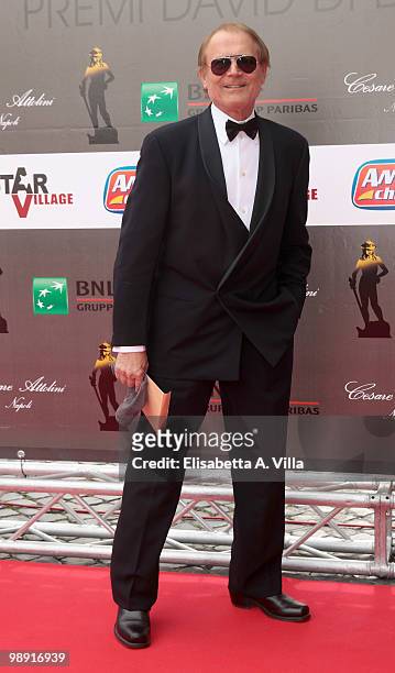 Terence Hill attends the 'David Di Donatello' Italian Movie Awards on May 7, 2010 in Rome, Italy.