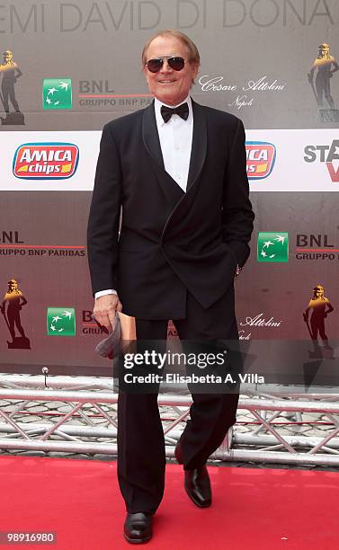 Terence Hill attends the 'David Di Donatello' Italian Movie Awards on May 7, 2010 in Rome, Italy.