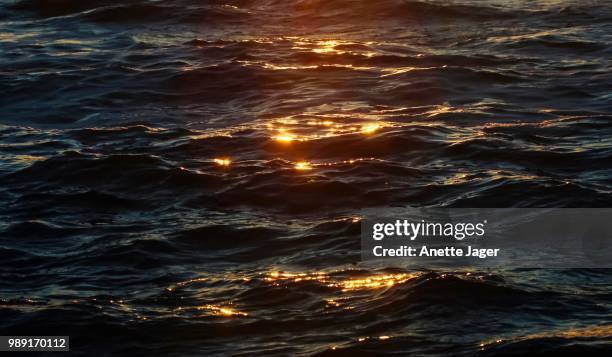 evening light on the waves, baltic sea, fischland-darss-zingst, mecklenburg-western pomerania, germany - jager stock pictures, royalty-free photos & images