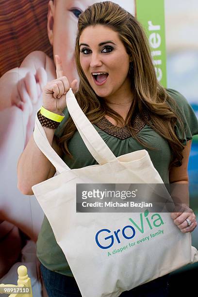 Actress Casey Stroh attends the GroVia And Celebrity Parents Celebrate At Annual Dog And Baby Buffet - Day1 at Hyatt Regency Century Plaza on May 7,...