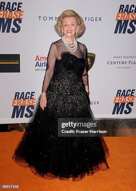 Barbara Davis arrives at the 17th Annual Race to Erase MS event co-chaired by Nancy Davis and Tommy Hilfiger at the Hyatt Regency Century Plaza on...