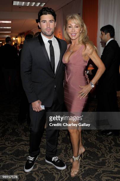 Personality Brody Jenner and actress Linda Thompson attend 17th Annual Race to Erase MS event cocktail reception co-chaired by Nancy Davis and Tommy...