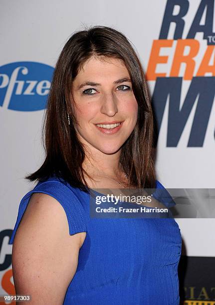 Actress Mayim Bialik arrives at the 17th Annual Race to Erase MS event co-chaired by Nancy Davis and Tommy Hilfiger at the Hyatt Regency Century...