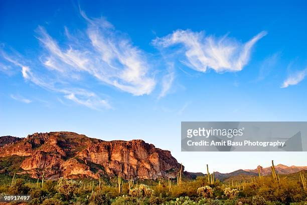 vortex of clouds in the sky - phoenix arizona stockfoto's en -beelden