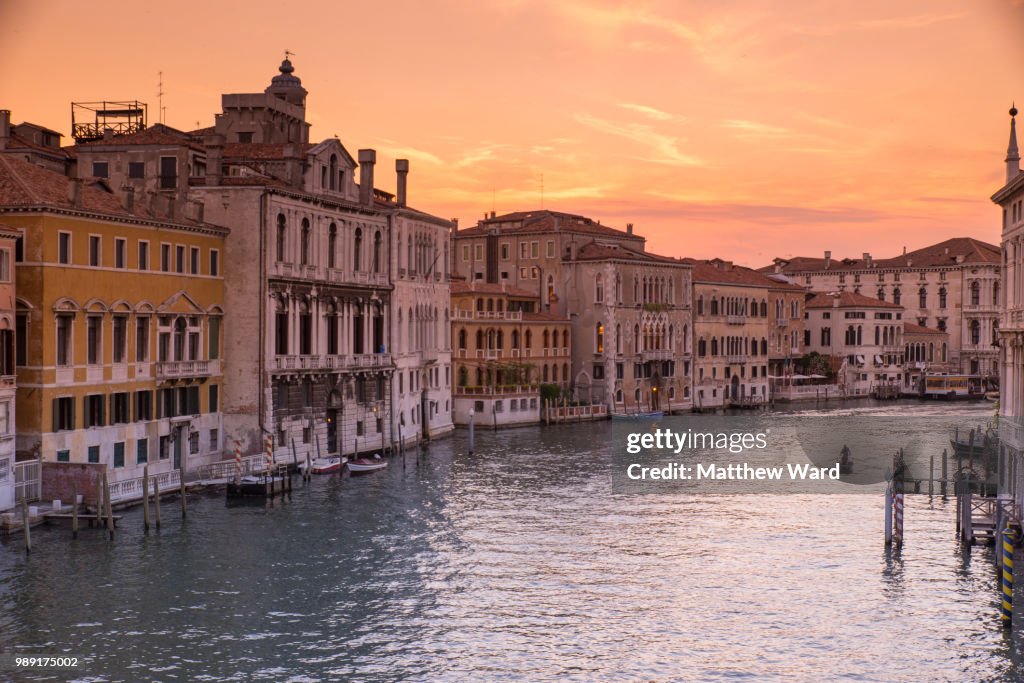 Sunset over Venice