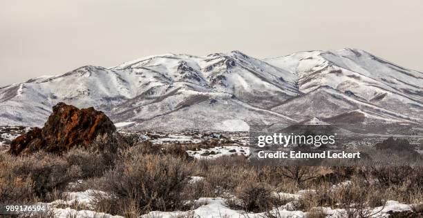 idaho landscape, craters of the moon national monument, idaho - leckert stockfoto's en -beelden