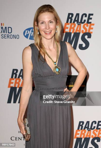 Actress Kelly Rutherford arrives at the 17th Annual Race to Erase MS event co-chaired by Nancy Davis and Tommy Hilfiger at the Hyatt Regency Century...