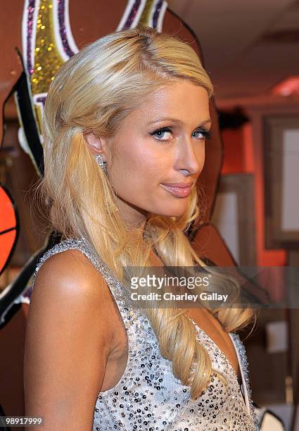 Paris Hilton attends 17th Annual Race to Erase MS event cocktail reception co-chaired by Nancy Davis and Tommy Hilfiger at the Hyatt Regency Century...