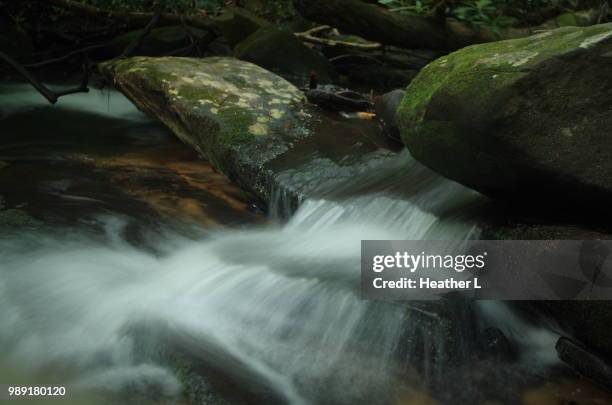 water over the rocks at long creek.jpg - heather brooke stock pictures, royalty-free photos & images