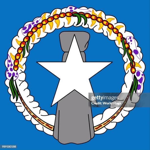 official national flag of the northern mariana islands - northern mariana islands stock-grafiken, -clipart, -cartoons und -symbole