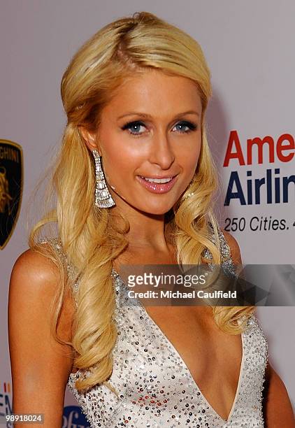 Paris Hilton arrives at the 17th Annual Race to Erase MS event co-chaired by Nancy Davis and Tommy Hilfiger at the Hyatt Regency Century Plaza on May...