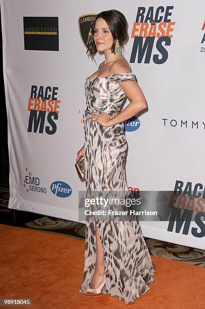 Actress Sophia Bush arrives at the 17th Annual Race to Erase MS event co-chaired by Nancy Davis and Tommy Hilfiger at the Hyatt Regency Century Plaza...