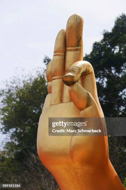 the great buddha of khao rang, phuket, thailand - marc schmerbeck stock pictures, royalty-free photos & images