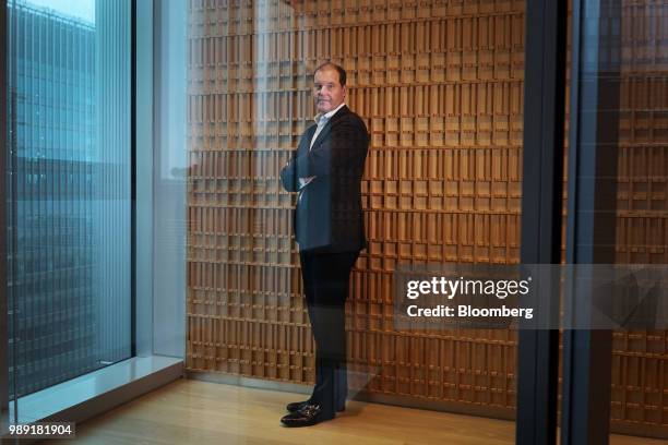 Christophe Weber, chief executive officer of Takeda Pharmaceutical Co., poses for a photograph in Tokyo, Japan, on Monday, June 11, 2018. Melding...