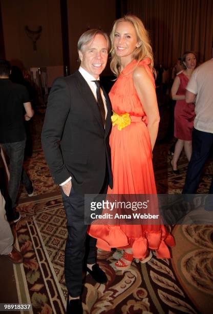 Designer Tommy Hilfiger and Dee Ocleppo attend the 17th Annual Race to Erase MS event co-chaired by Nancy Davis and Tommy Hilfiger at the Hyatt...