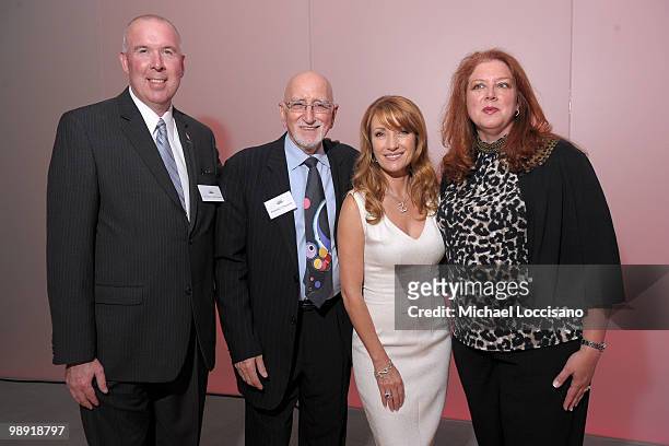 Chief of U.S. Department of Homeland Security Denis McGowen, actor Dominic Chianese, actress and writer Jane Seymour, and Theresa McGowen attend the...