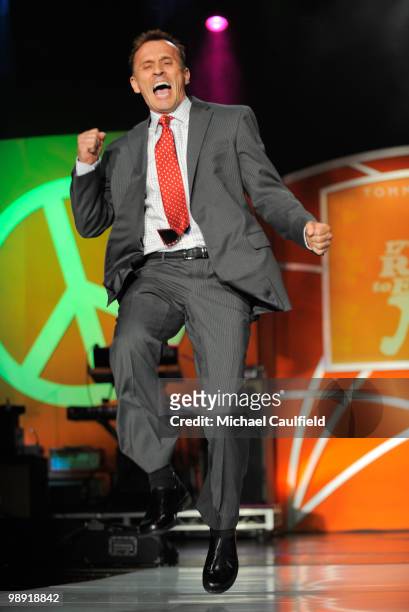 Actor Robert Knepper walks the runway onstage during the 17th Annual Race to Erase MS event co-chaired by Nancy Davis and Tommy Hilfiger at the Hyatt...