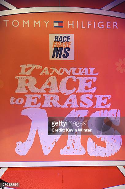 Gerneral view during the 17th Annual Race to Erase MS event co-chaired by Nancy Davis and Tommy Hilfiger at the Hyatt Regency Century Plaza on May 7,...