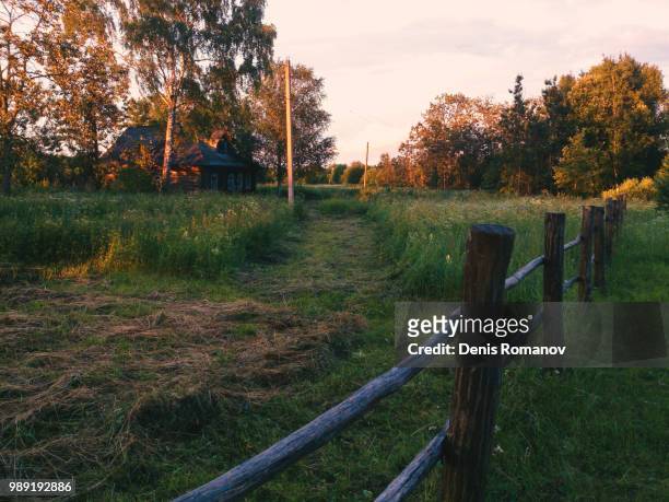 russian village - romanov stock pictures, royalty-free photos & images