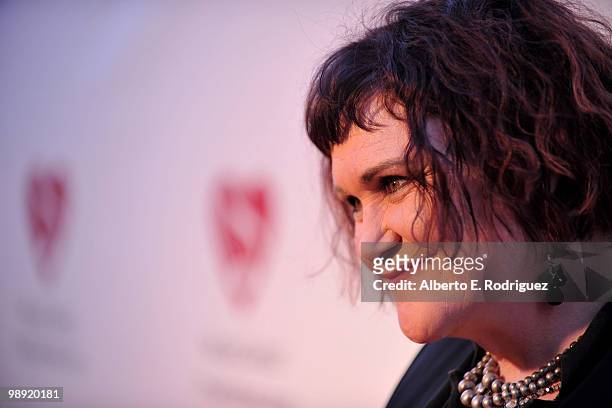 Musician Exene Cervenka arrives at the 6th Annual MusiCares MAP Fund Benefit Concert at Club Nokia on May 7, 2010 in Los Angeles, California.