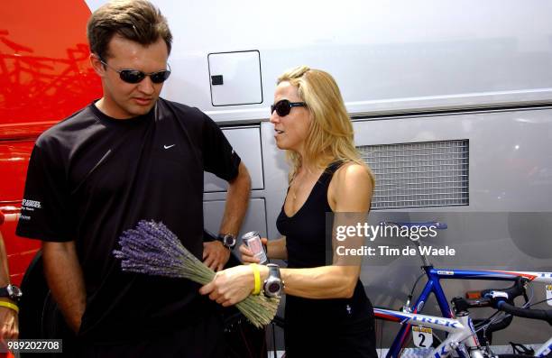 Dauphine Libere 2004Van Roosbroeck Chris Mecanic Macano Macanieker, Crow Sheryl Singer Chanteuse Zanger Stage 5 : Bollene - Sisterontime Trial Contre...