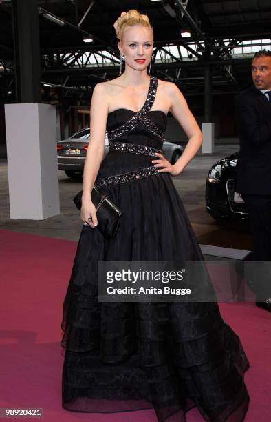 Model Franziska Knuppe attends the 'Duftstars' 2010 award on May 7, 2010 in Berlin, Germany.
