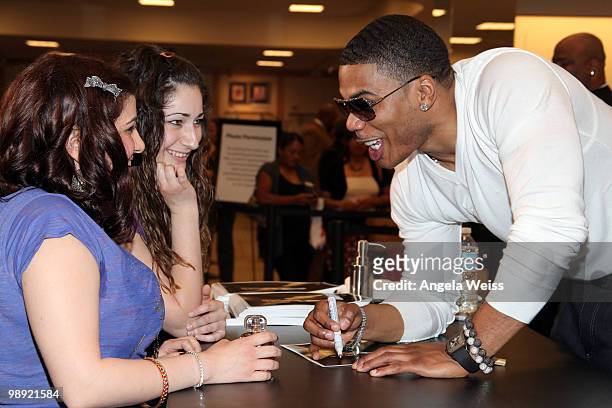 Rapper Nelly celebrates his 'Apple Bottoms' collection at Macy's on May 7, 2010 in Culver City, California.