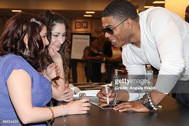 Rapper Nelly celebrates his 'Apple Bottoms' collection at Macy's on May 7, 2010 in Culver City, California.