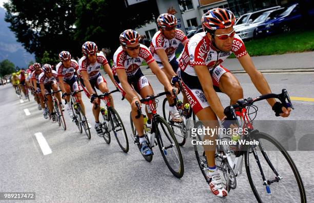 Tour Of Suisse 2004Team Equipe Ploeg Chocolade Jacques Wincor - Nixdorf, Verheyen Geert , Hiemstra Bert , Voskamp Bart , Lowik Gerben Stage 7 :...