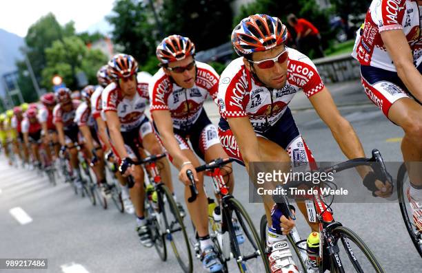 Tour Of Suisse 2004Team Equipe Ploeg Chocolade Jacques Wincor - Nixdorf, Verheyen Geert , Hiemstra Bert , Voskamp Bart Stage 7 : Linthal -...