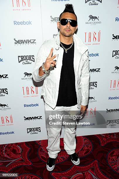 Singer Sean Paul arrives at the Tabu Ultra Lounge at MGM Grand Hotel/Casino for the opening night of the JabbaWockeez dance crew show "MUS.I.C." on...