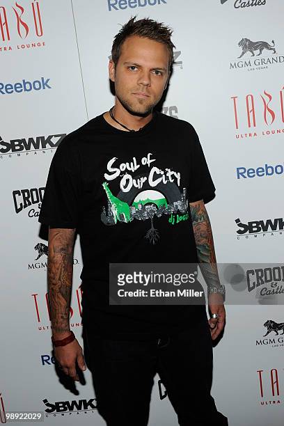 Loczi arrives at the Tabu Ultra Lounge at the MGM Grand Hotel/Casino for the opening night of the JabbaWockeez dance crew show, "MUS.I.C." May 7,...