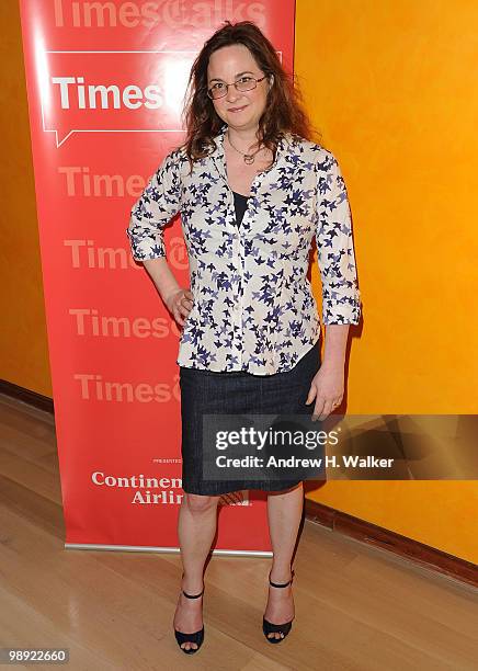 Julie Powell attends TimesTalk at TheTimesCenter on May 7, 2010 in New York City.