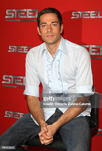 Actor Zachary Levi attends the 8th Telefilm Festival held at Cinema Apollo on May 8, 2010 in Milan, Italy.