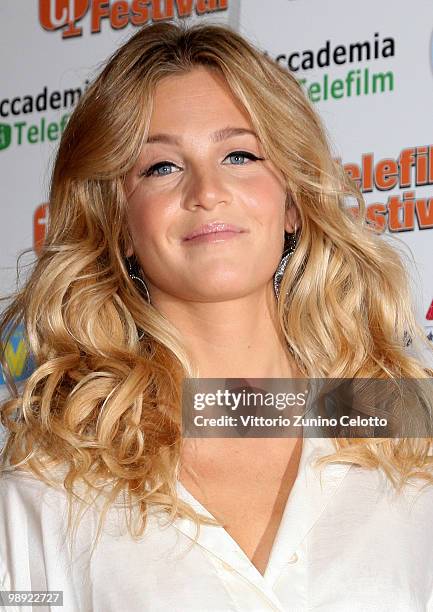 Actress and Model Liz Solari attends the 8th Telefilm Festival held at Cinema Apollo on May 8, 2010 in Milan, Italy.