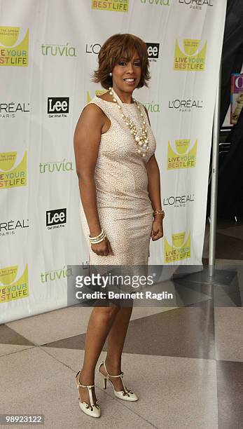 Gayle King, Editor-at-Large O Magazine attends the "O, The Oprah Magazine" 10th anniversary Live Your Best Life event at the Jacob Javitz Center on...