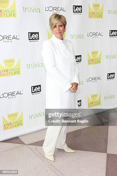 Personality Suze Orman attends the "O, The Oprah Magazine" 10th anniversary Live Your Best Life event at the Jacob Javitz Center on May 8, 2010 in...