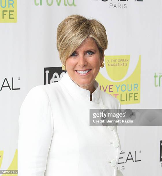 Personality Suze Orman attends the "O, The Oprah Magazine" 10th anniversary Live Your Best Life event at the Jacob Javitz Center on May 8, 2010 in...