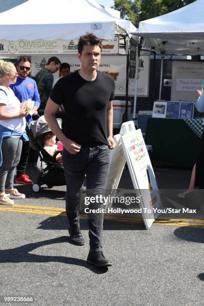 Kash Hovey is seen on July 1, 2018 in Los Angeles, California.