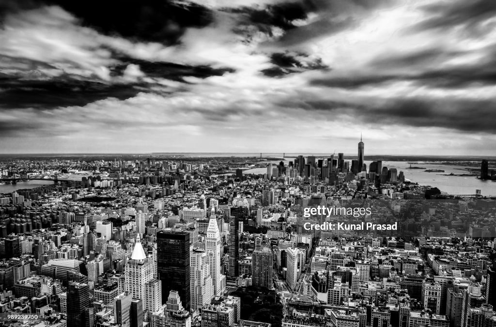 Manhattan from Empire State Building.