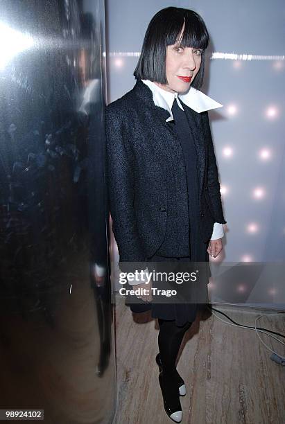 Chantal Thomass attends 'La Geode'- 25th Anniversary Celebration at La Cite des Sciences on May 6, 2010 in Paris, France.