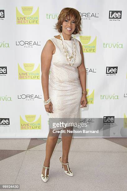Gayle King attends the "O, The Oprah Magazine" 10th anniversary Live Your Best Life event at the Jacob Javitz Center on May 8, 2010 in New York City.
