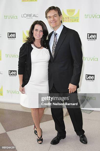 Writer Lisa Oz and Dr. Mehmet Oz attend the "O, The Oprah Magazine" 10th anniversary Live Your Best Life event at the Jacob Javitz Center on May 8,...