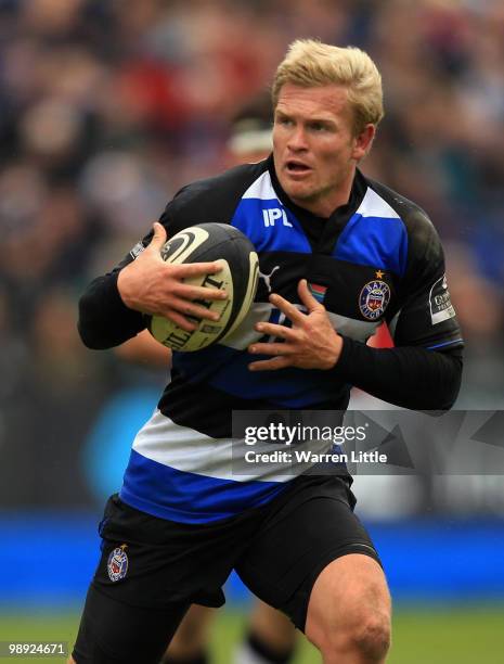 Michael Claassens of Bath in action during the Guinness Premiership match between Bath and Leeds Carnegie on May 8, 2010 in Bath, England.