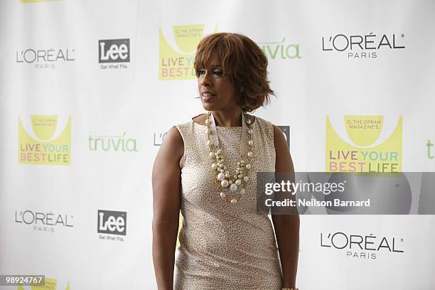 Gayle King attends the "O, The Oprah Magazine" 10th anniversary Live Your Best Life event at the Jacob Javitz Center on May 8, 2010 in New York City.