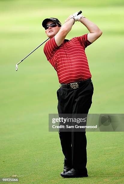 Rory Sabbatini of South Africa plays a shot from the first fairway during the third round of THE PLAYERS Championship held at THE PLAYERS Stadium...