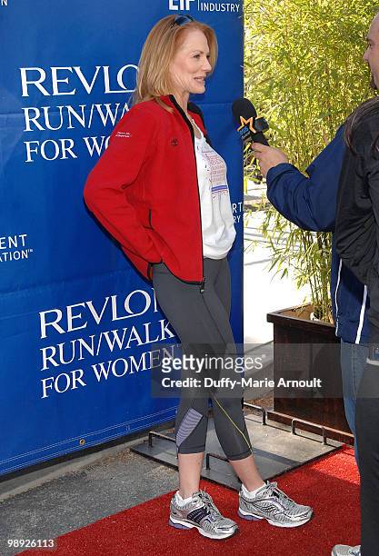Actress Marg Helgenberger attends the 17th Annual EIF Revlon Run/Walk For Women at Los Angeles Memorial Coliseum on May 8, 2010 in Los Angeles,...
