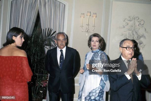 Princess Caroline, Prince Rainier, and Princess Grace of Monaco