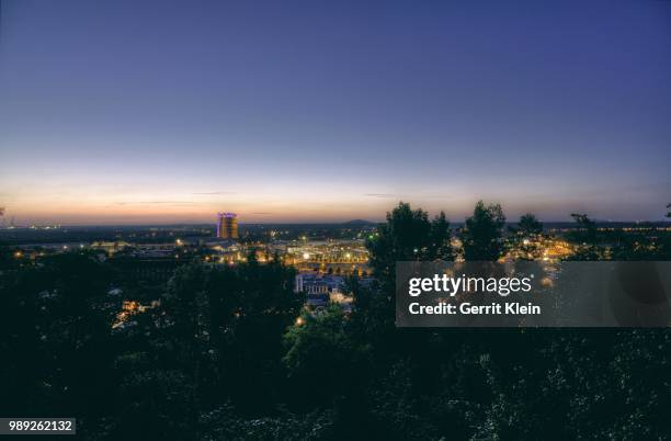 oberhausen citylights - oberhausen stock-fotos und bilder