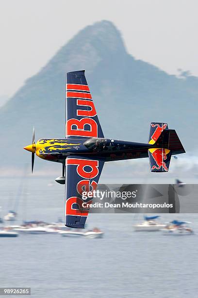 Kirby Chambliss of USA in action during the Red Bull Air Qualifying Day on May 8, 2010 in Rio de Janeiro, Brazil.